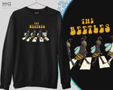 The Beetles Classic Sweatshirt, Parody Humor Funny Art Cartoon Jumper Beatles Fan Sweater Gift